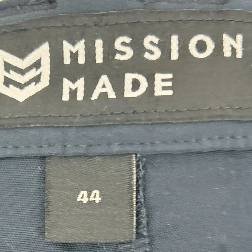 Mission Made Men's Navy Size 44 Navy Shorts‎ Camping Summer Vacation
